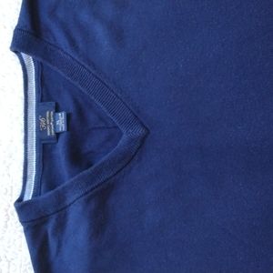 Brooks Brothers 346 XL Navy Supima Cotton Sweater Vest